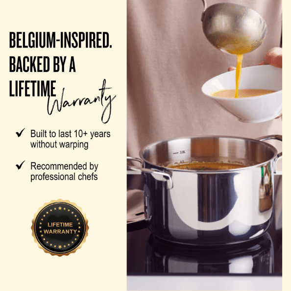 Maestro Stock Pot with Lid - Alva Cookware